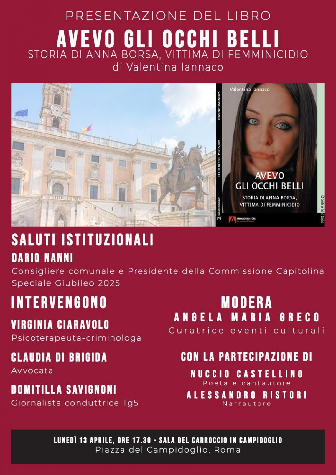 Avevo gli occhi belli: memoria, giustizia e voce contro il silenzio